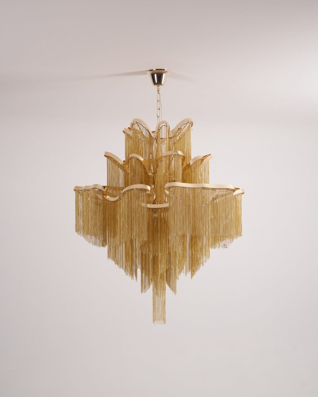 Stream Chain Chandelier-Chandelier-Manorlights