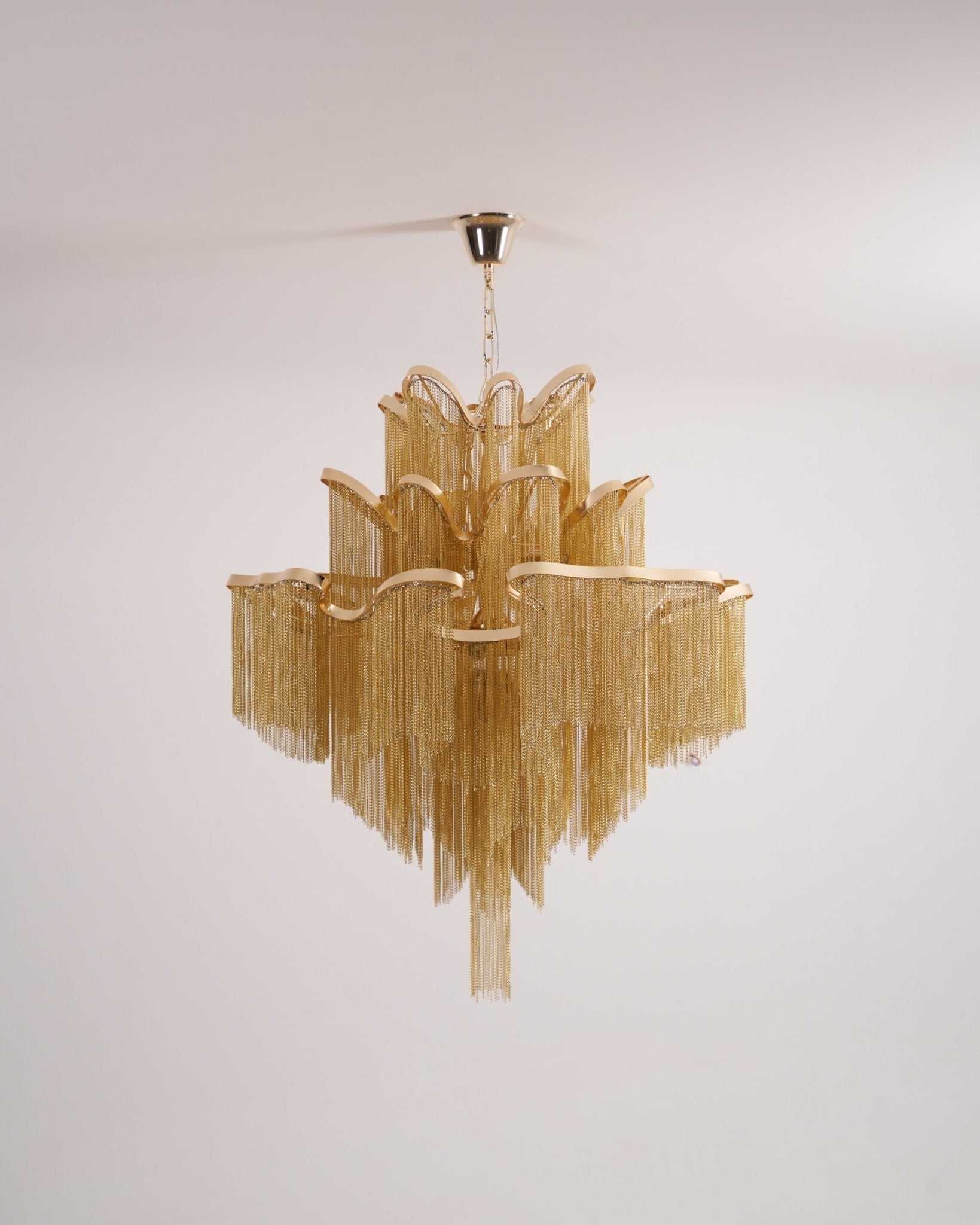 Stream Chain Chandelier-Chandelier-Manorlights