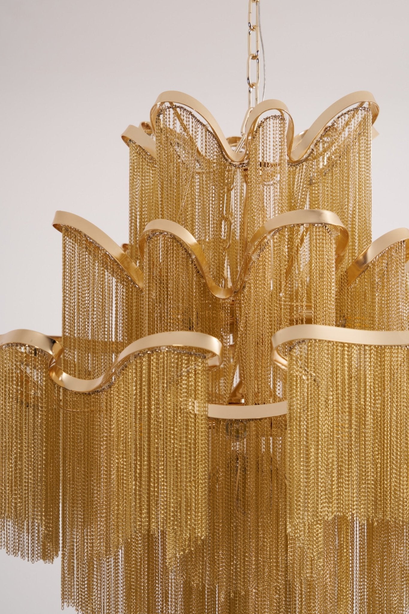 Stream Chain Chandelier-Chandelier-Manorlights