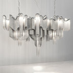 Stream Chain Chandelier-Chandelier-Manorlights