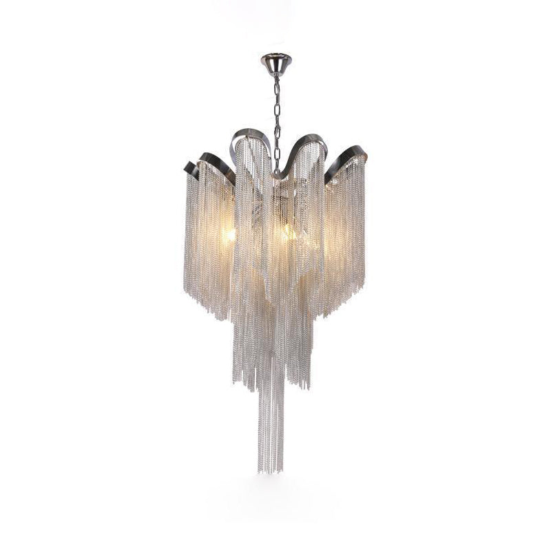 Stream Chain Chandelier-Chandelier-Manorlights