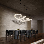 Streamlined Alabaster Pendant Lamp by Manor Lights