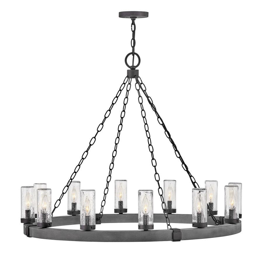 Tanner Round Chandelier-Chandelier-Manorlights