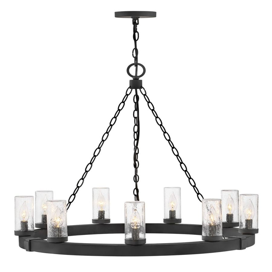 Tanner Round Chandelier-Chandelier-Manorlights