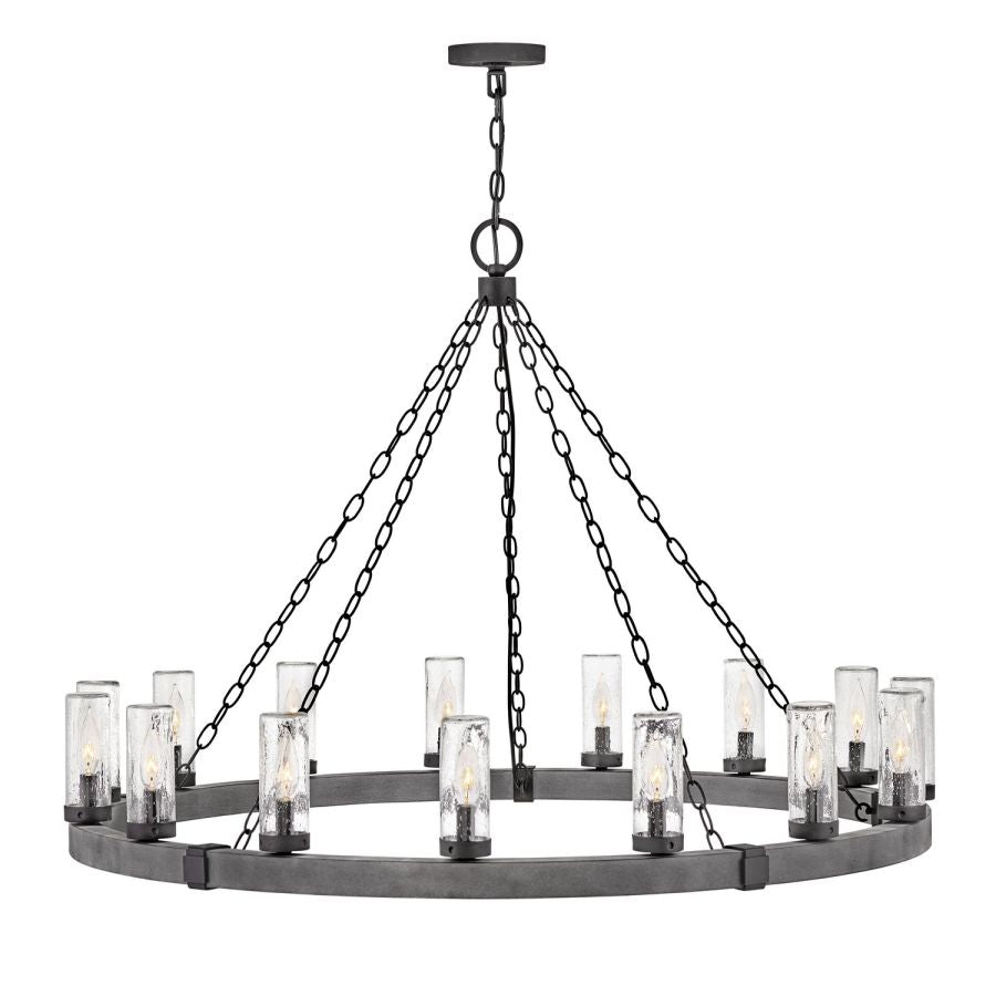 Tanner Round Chandelier-Chandelier-Manorlights