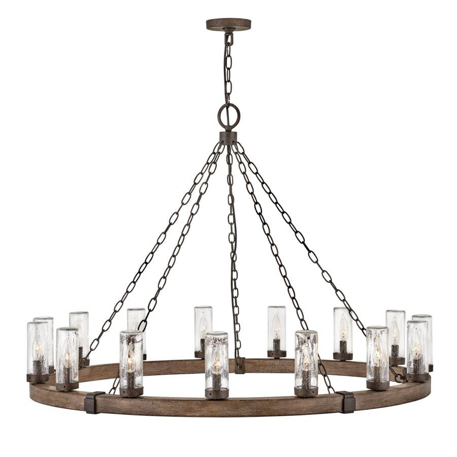Tanner Round Chandelier-Chandelier-Manorlights
