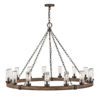 Tanner Round Chandelier-Chandelier-Manorlights