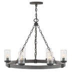Tanner Round Chandelier-Chandelier-Manorlights