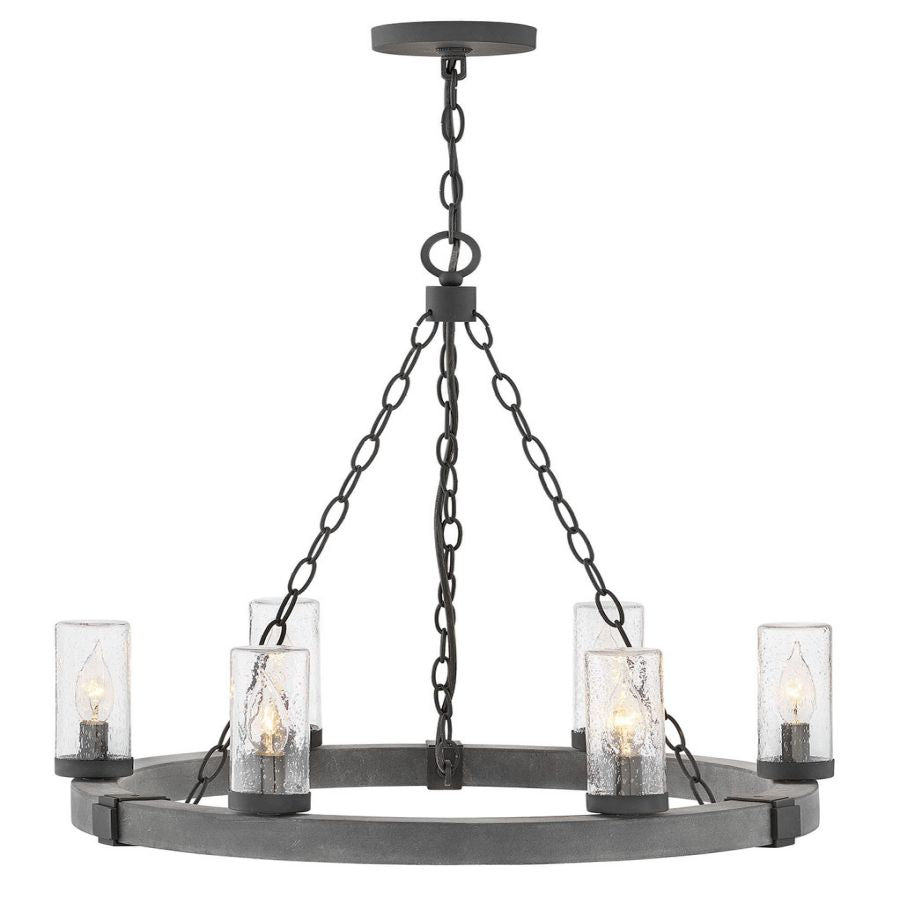 Tanner Round Chandelier-Chandelier-Manorlights