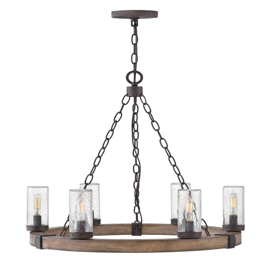 Tanner Round Chandelier-Chandelier-Manorlights