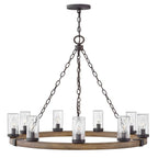 Tanner Round Chandelier-Chandelier-Manorlights