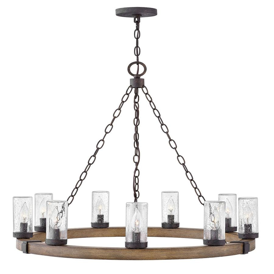 Tanner Round Chandelier-Chandelier-Manorlights