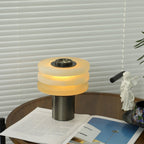 Tiered Obelisk Alabaster Table Lamp - Vakkerlight