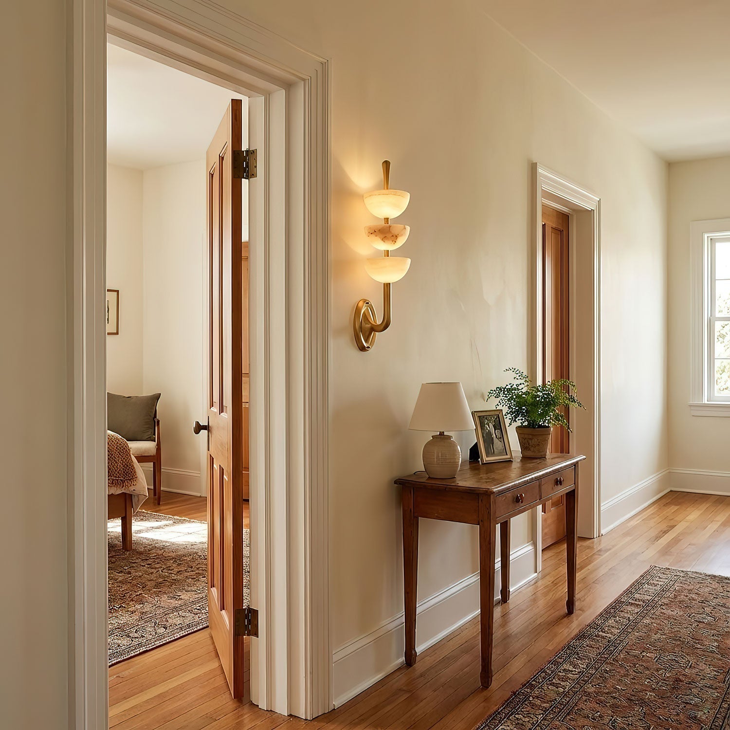 Triple Alabaster Wall Sconce - Vakkerlight