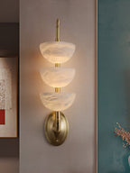Triple Alabaster Wall Sconce - Vakkerlight