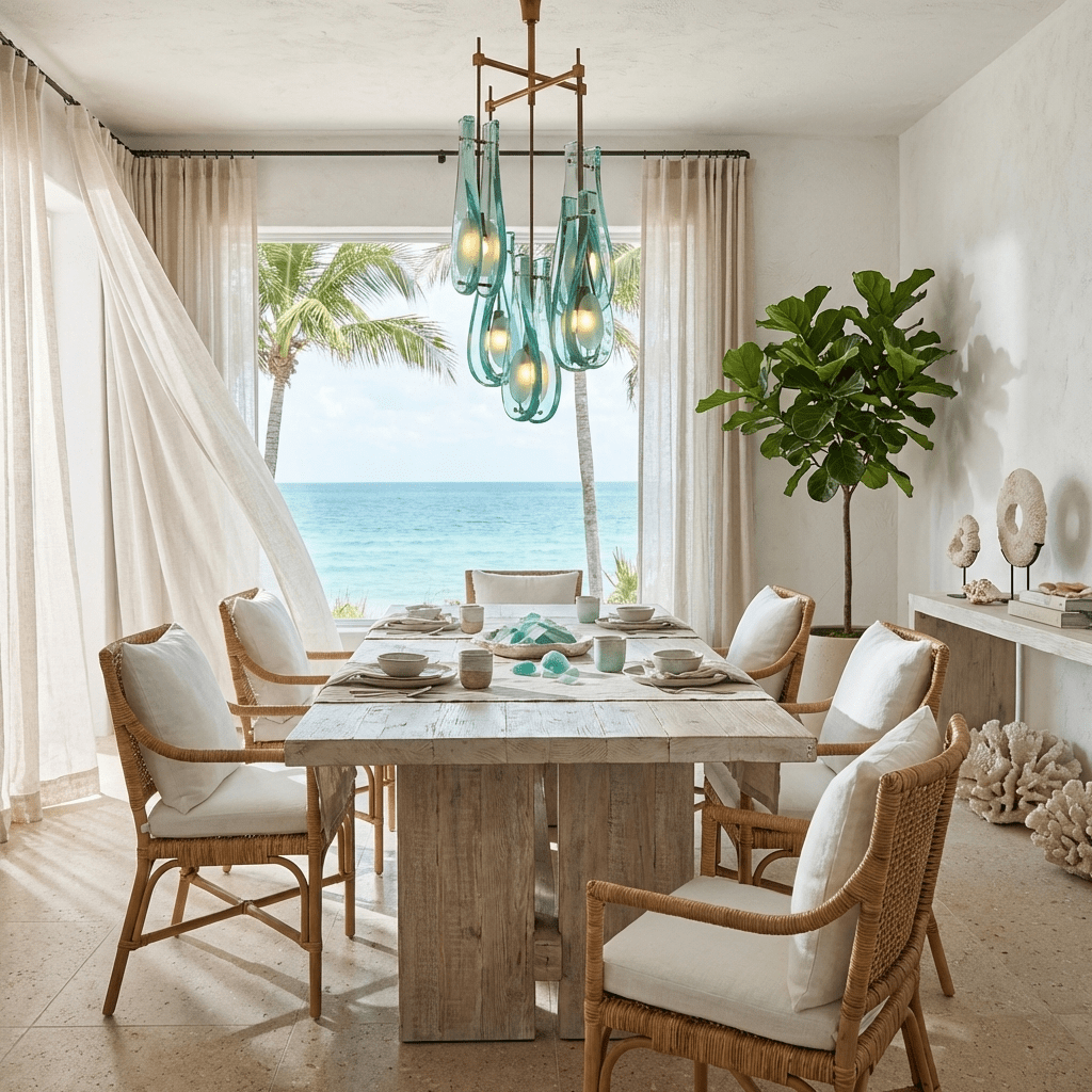 Verdelle Murano Glass Cascade Chandelier by Manor Lights