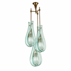 Verdelle Murano Glass Cascade Chandelier by Manor Lights