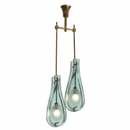 Verdelle Murano Glass Cascade Chandelier by Manor Lights