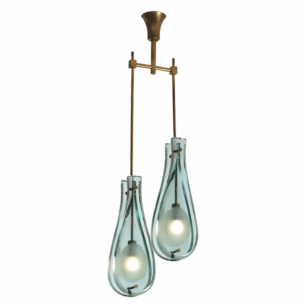 Verdelle Murano Glass Cascade Chandelier by Manor Lights