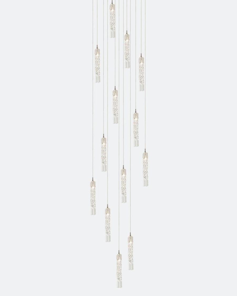 Wind Round Chandelier-Chandelier-Manorlights