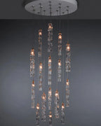 Wind Round Chandelier-Chandelier-Manorlights