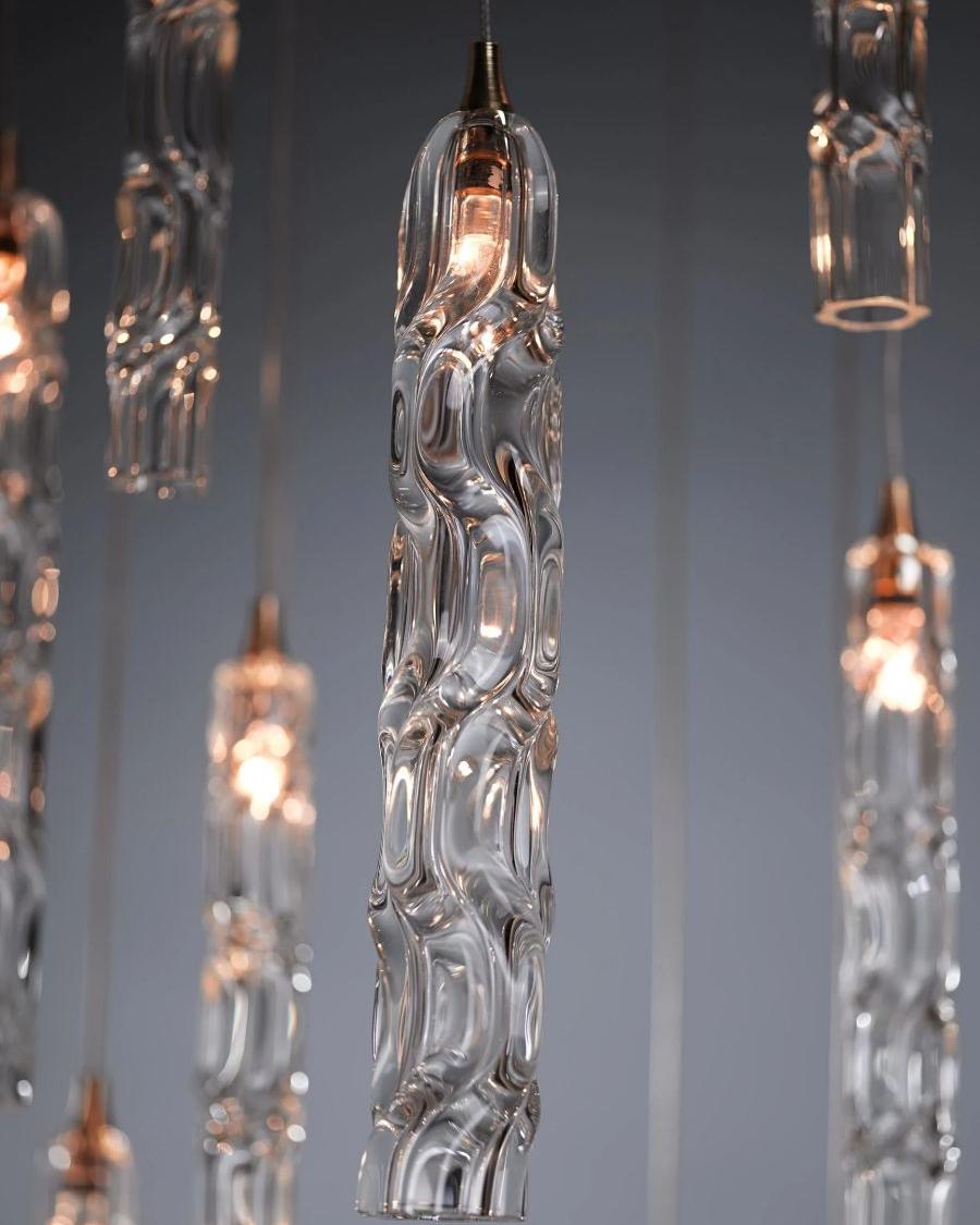 Wind Round Chandelier-Chandelier-Manorlights
