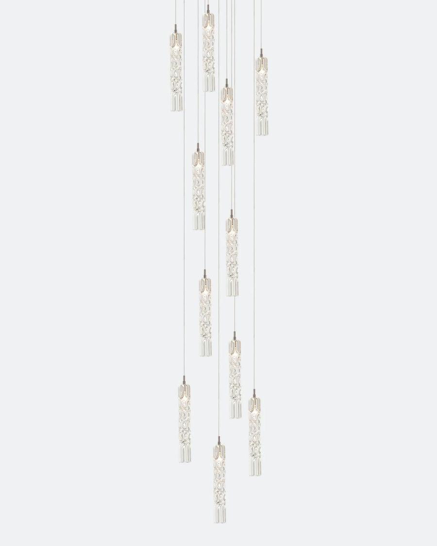 Wind Round Chandelier-Chandelier-Manorlights