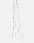 Wind Round Chandelier-Chandelier-Manorlights
