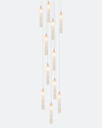 Wind Round Chandelier-Chandelier-Manorlights