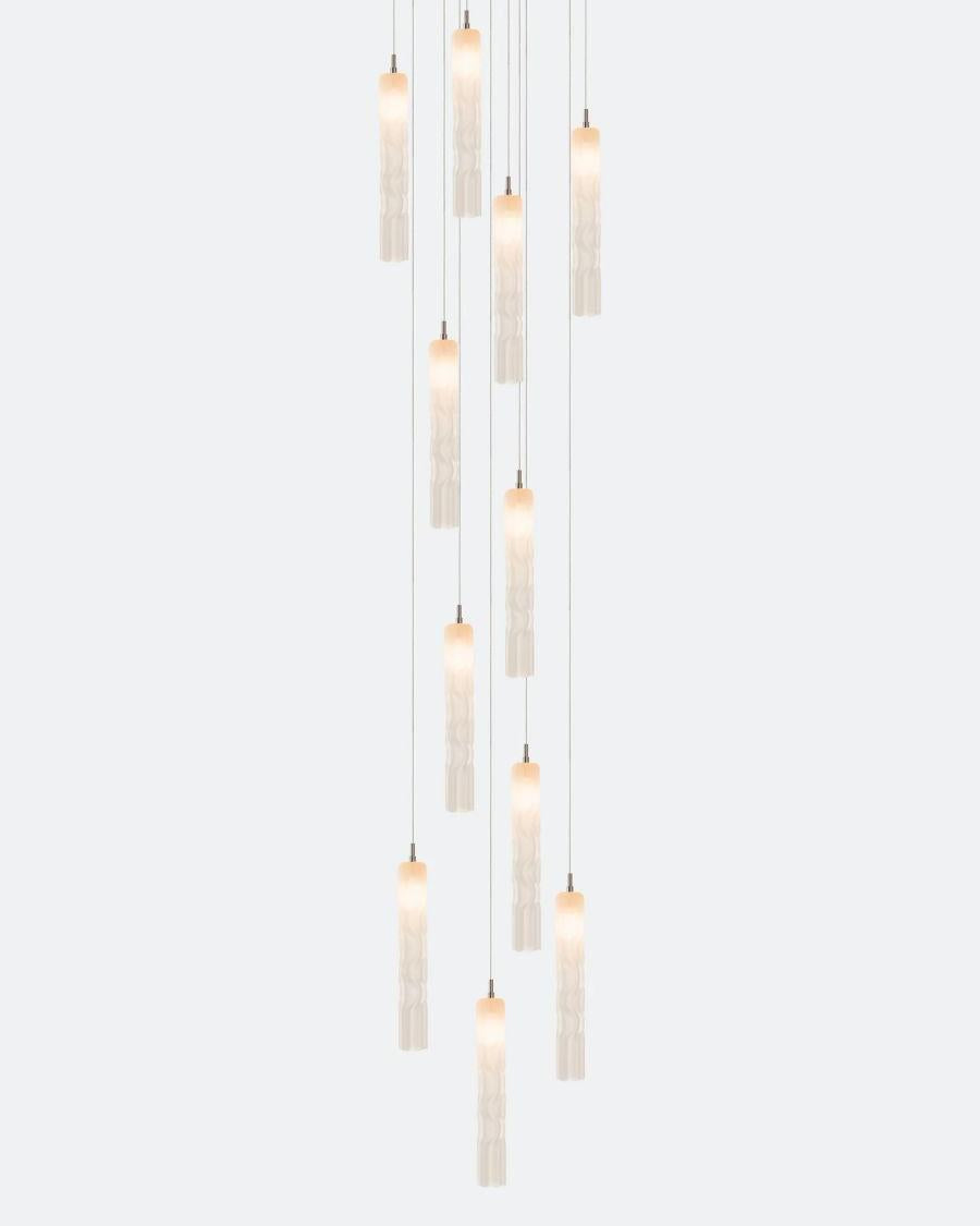 Wind Round Chandelier-Chandelier-Manorlights