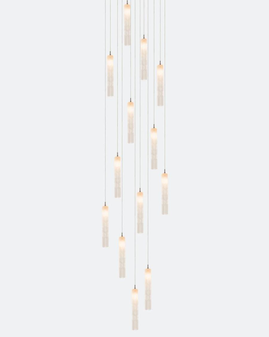 Wind Round Chandelier-Chandelier-Manorlights