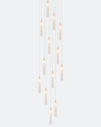 Wind Round Chandelier-Chandelier-Manorlights