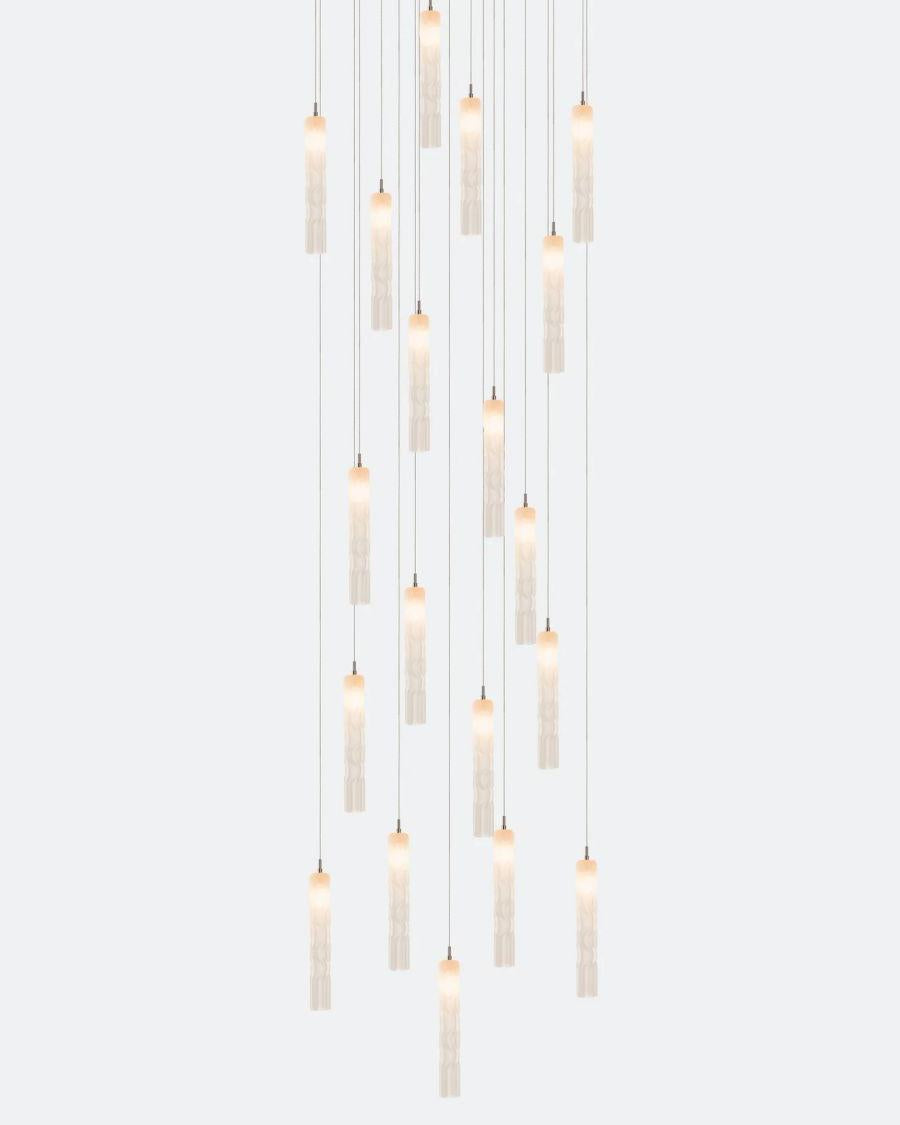 Wind Round Chandelier-Chandelier-Manorlights