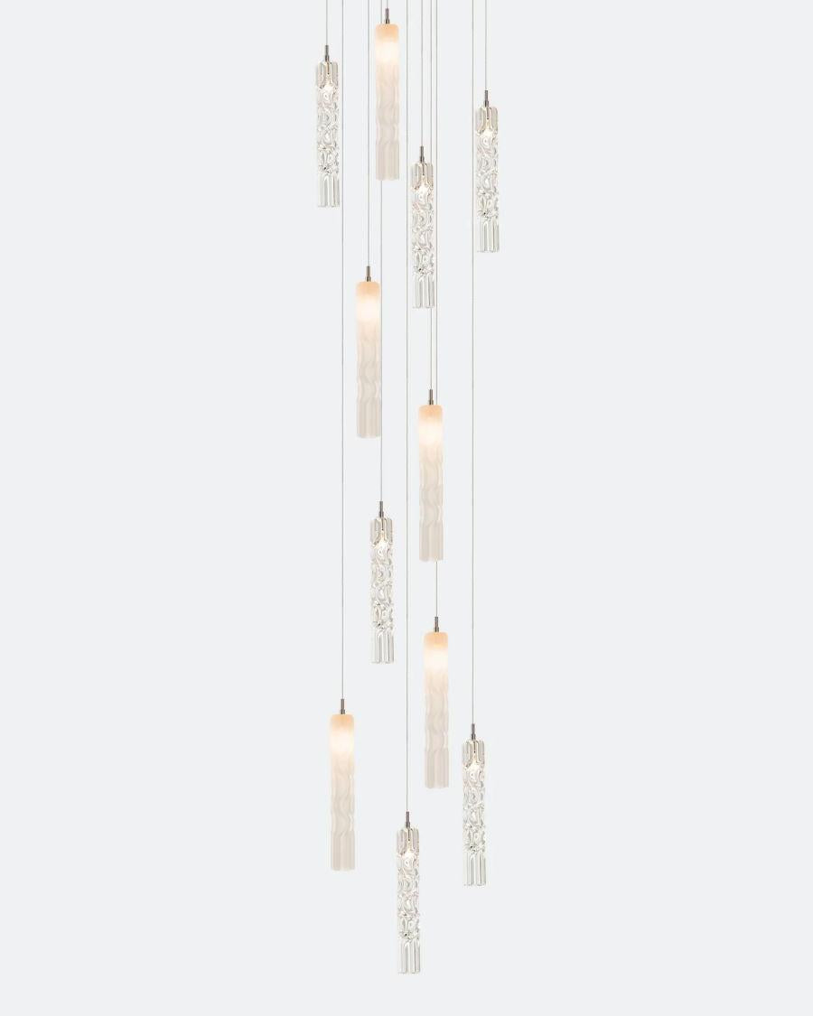 Wind Round Chandelier-Chandelier-Manorlights
