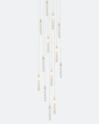 Wind Round Chandelier-Chandelier-Manorlights