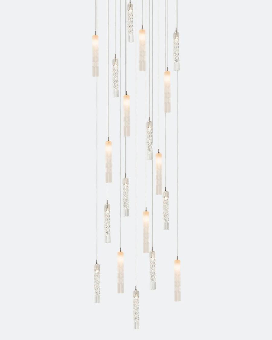 Wind Round Chandelier-Chandelier-Manorlights