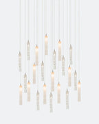 Wind Rectangle Chandelier-Chandelier-Manorlights