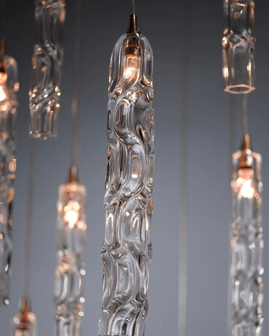 Wind Rectangle Chandelier-Chandelier-Manorlights