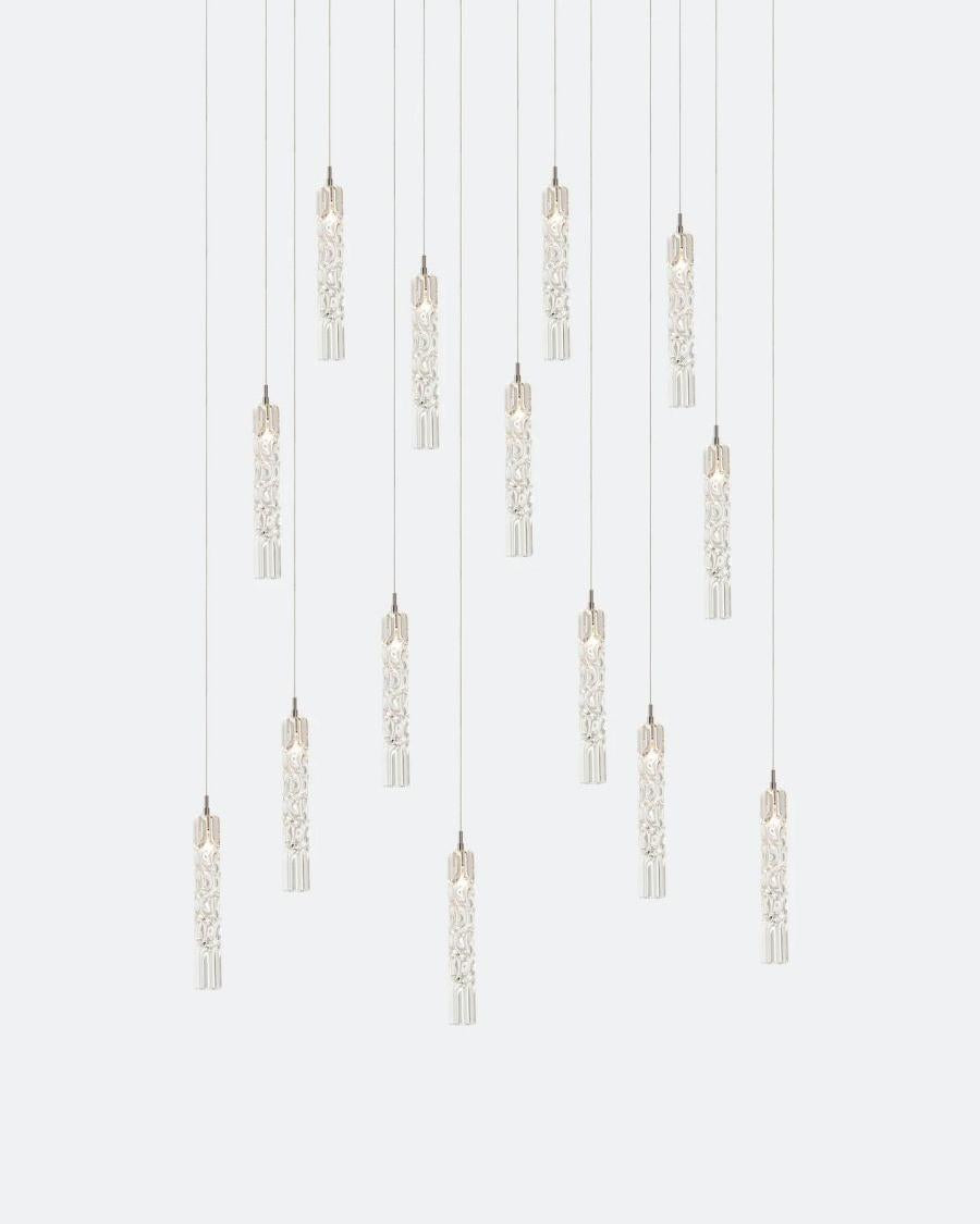 Wind Rectangle Chandelier-Chandelier-Manorlights