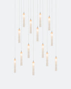 Wind Rectangle Chandelier-Chandelier-Manorlights