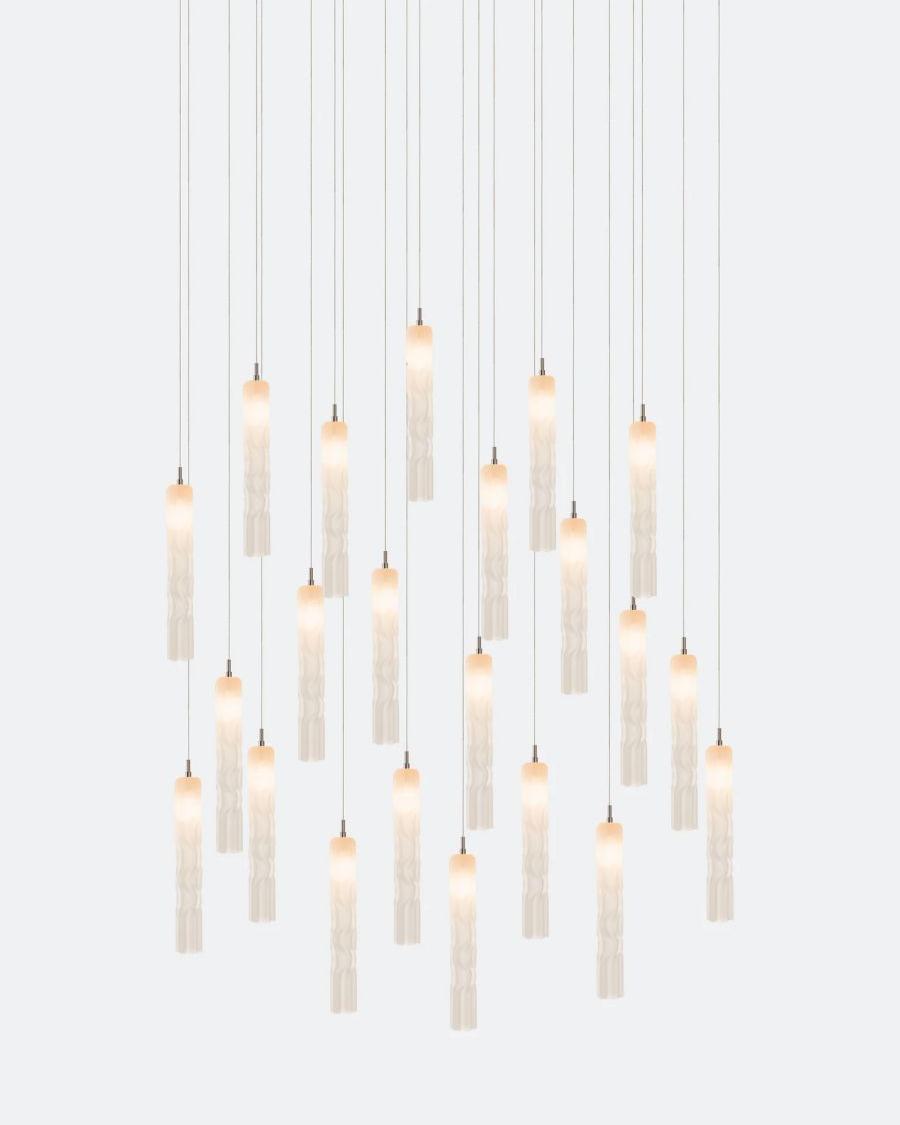 Wind Rectangle Chandelier-Chandelier-Manorlights