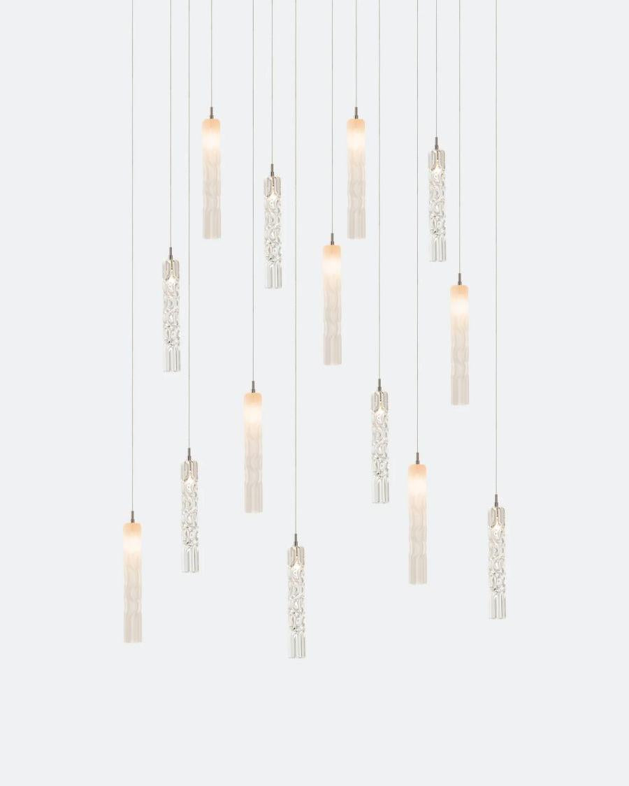 Wind Rectangle Chandelier-Chandelier-Manorlights