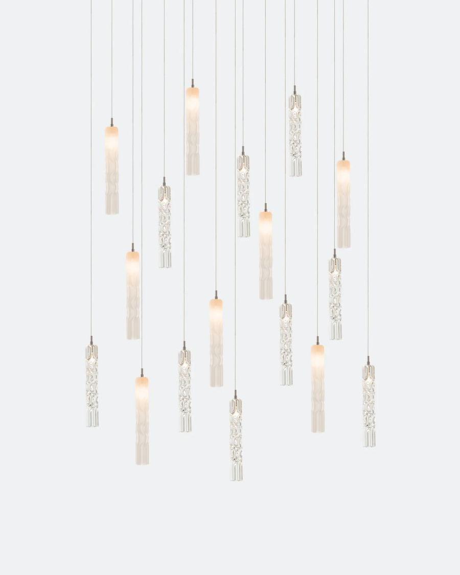 Wind Rectangle Chandelier-Chandelier-Manorlights