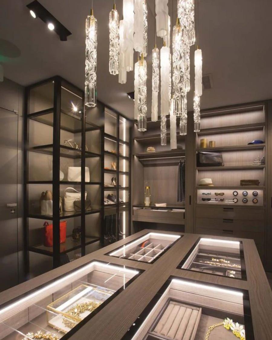 Wind Rectangle Chandelier-Chandelier-Manorlights