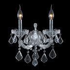 2 Lights Crystal Wall Sconce Maria Theresa Wall Lamp-壁灯-Manorlights