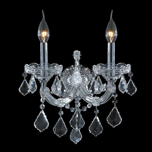 2 Lights Crystal Wall Sconce Maria Theresa Wall Lamp-壁灯-Manorlights