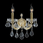 2 Lights Crystal Wall Sconce Maria Theresa Wall Lamp-壁灯-Manorlights