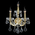 3 Lights Crystal Wall Sconce Maria Theresa Wall Lamp-壁灯-Manorlights