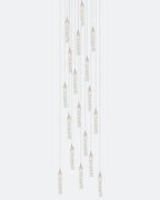 Wind Square Chandelier-Chandelier-Manorlights