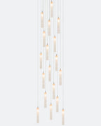 Wind Square Chandelier-Chandelier-Manorlights